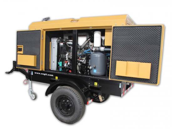 trailer Diesel Screw Air Compressor / Передвижной компрессор