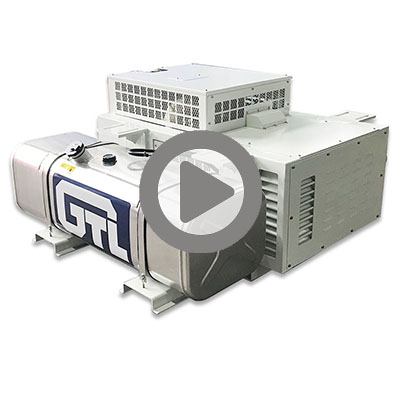 Sistema de generador refrigerado suspendido confiable diesel para el camión del envase refrigerado