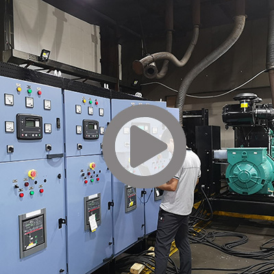 4 sistemas de generador diesel paralelo de cummins